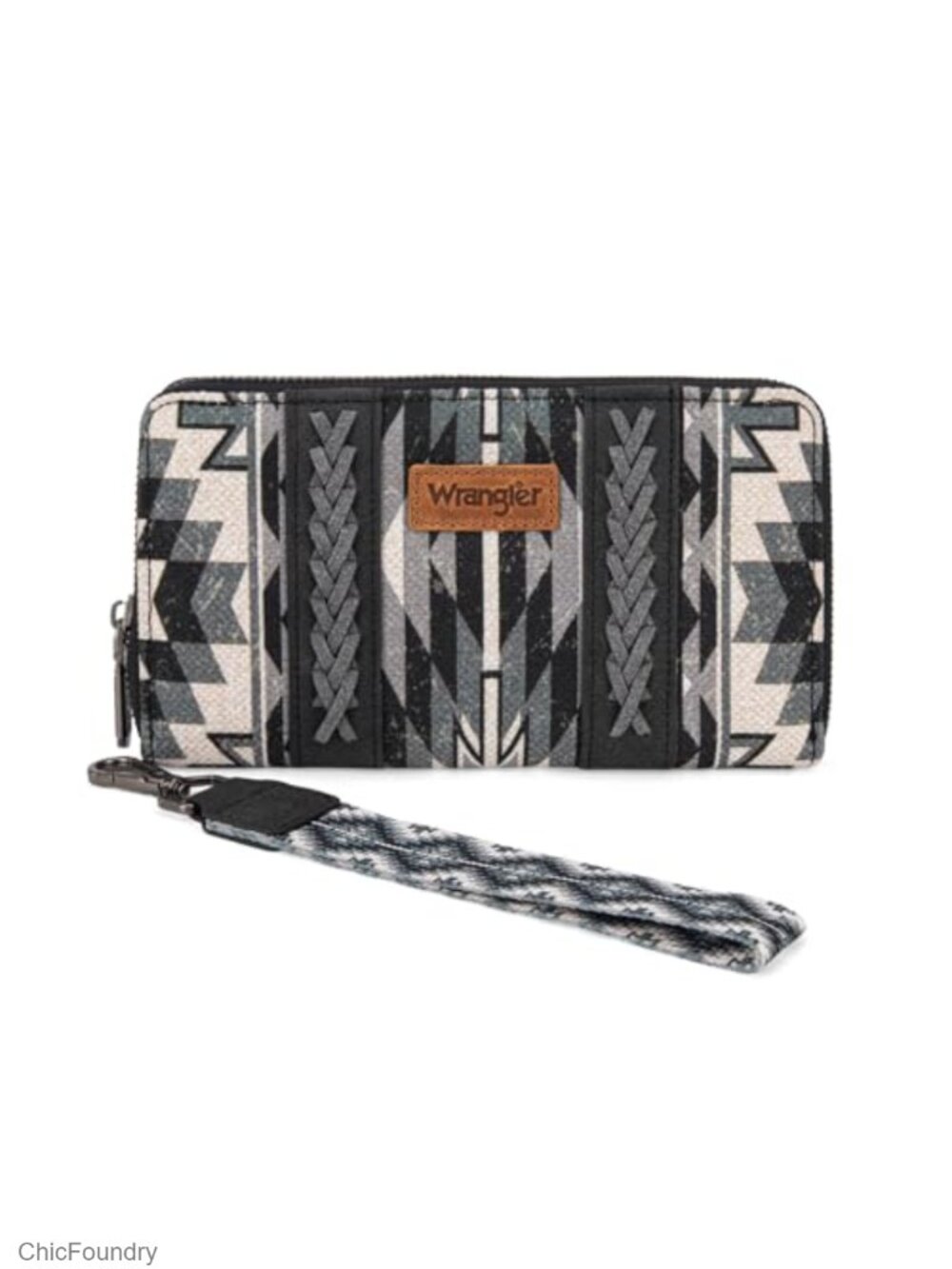 Wristlet Wallet Aztec Clutch RFID Bifold Credit Card Holder Long Purse